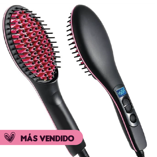 Cepillo Alisador Eléctrico Cabello - Electric Hair Straightening Brush ®